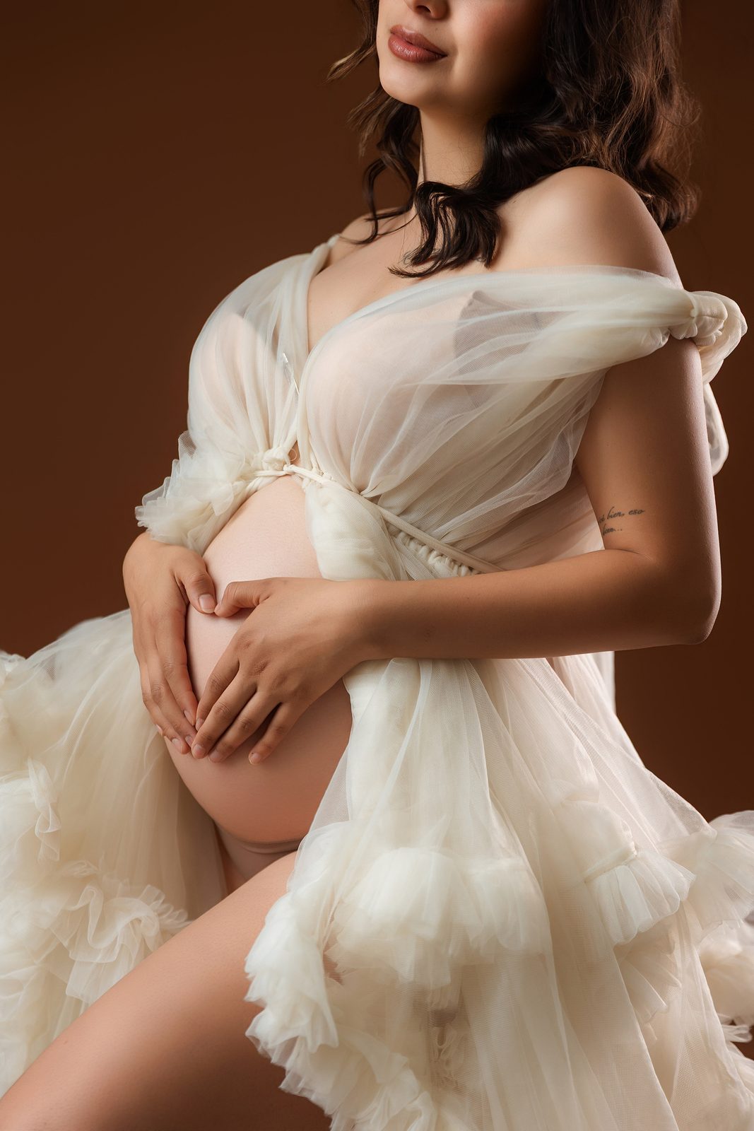 Fotografía editorial de maternidad y familia en Guadalajara