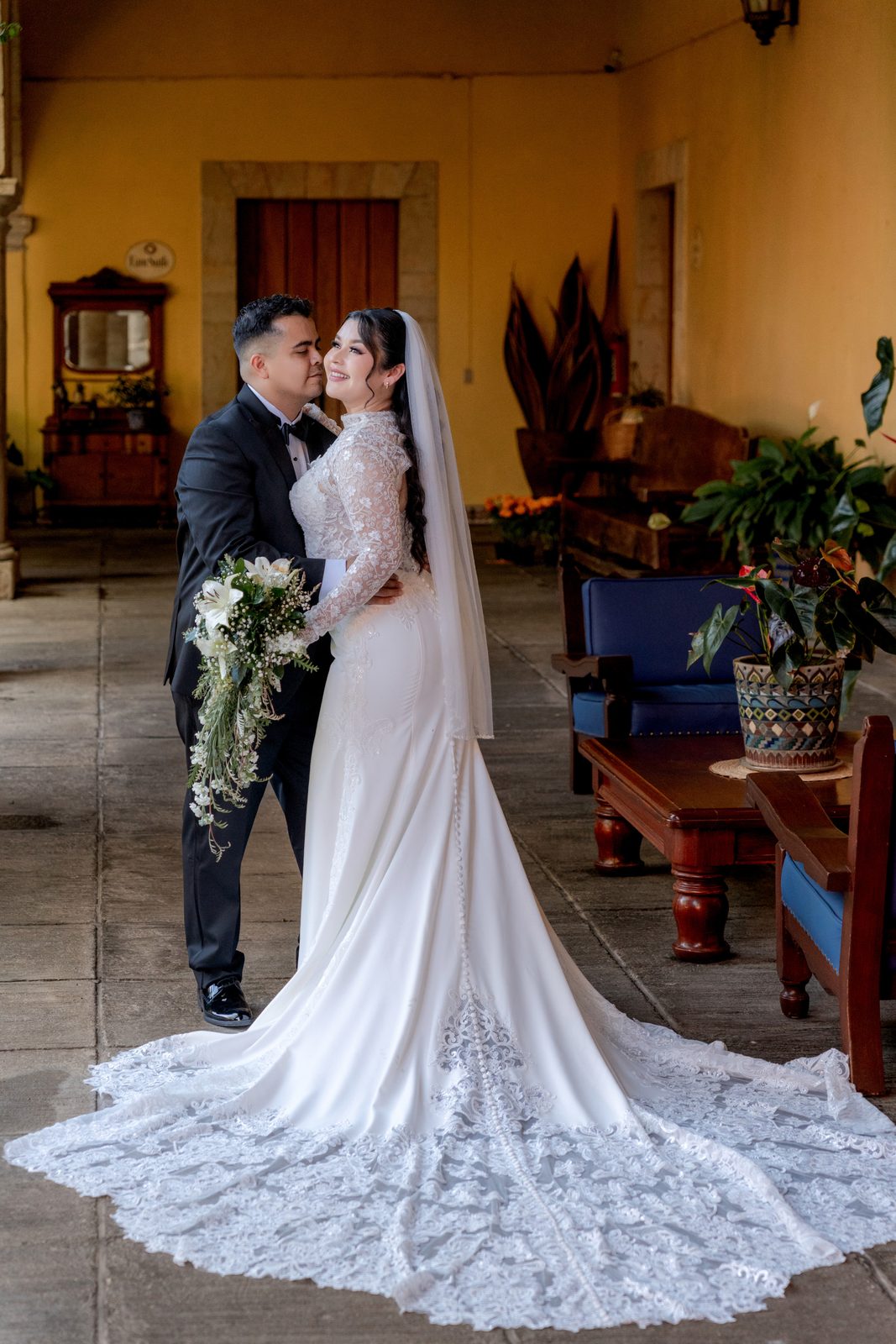 Retrato de novios — fotografía de bodas en Jalisco — Oscar Lara Fotografía